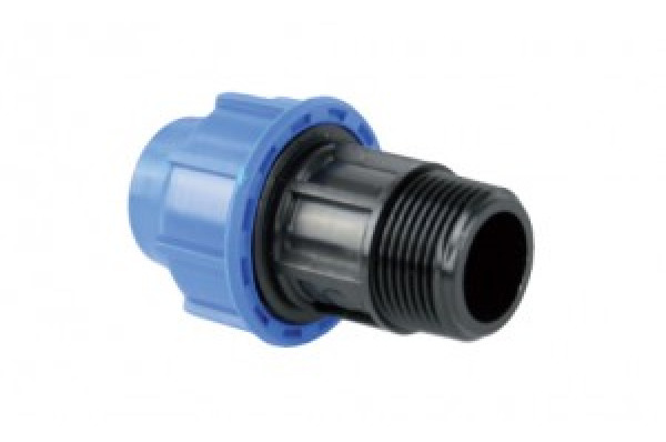 PP Male adaptor Ø 60 mm with 2" male thread